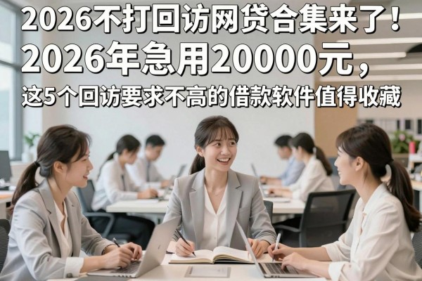 2026不打回访网贷合集来了!2026年急用20000元,这5个回访要求不高的借款软件值得收藏