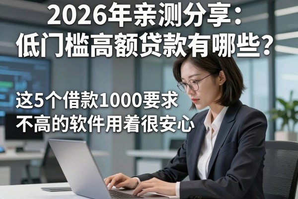 2026年亲测分享:低门槛高额贷款有哪些?这5个借款1000要求不高的软件用着很安心