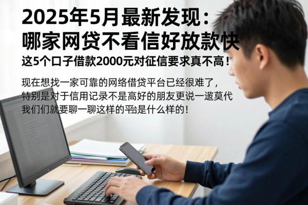 2025年5月最新发现:哪家网贷不看征信好放款快?这5个口子借款2000元对征信要求真不高!