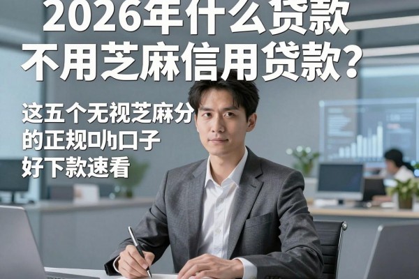 2026年什么贷款不用芝麻信用贷款？这五个无视芝麻分的正规口子好下款速看