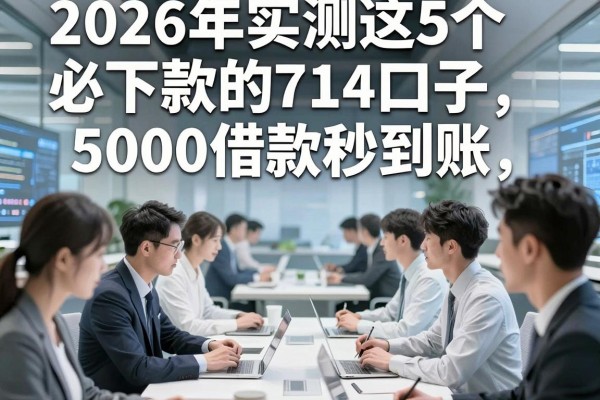 2026年实测这5个必下款的714口子，5000借款秒到账！