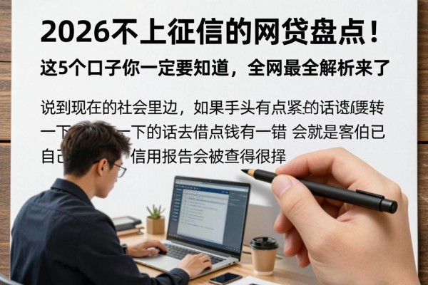 2026不上征信的网贷盘点!这5个口子你一定要知道,全网最全解析来了
