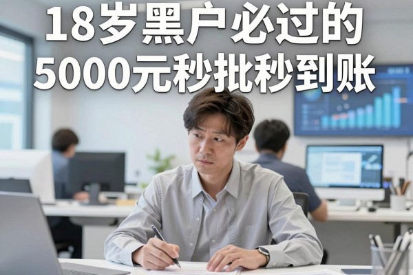 18岁黑户必过的5个贷款口子,5000元秒批秒到账