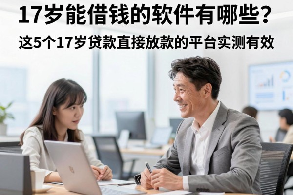 17岁能借钱的软件有哪些？这5个17岁贷款直接放款的平台实测有效