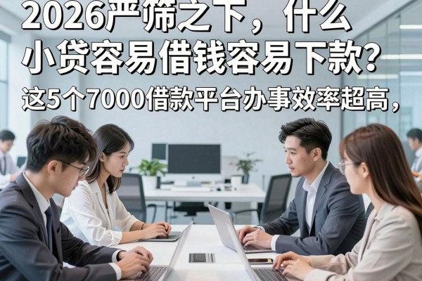 2026严筛之下，什么小贷容易借钱容易下款？这5个7000借款平台办事效率超高！