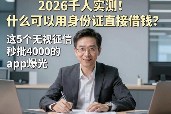 2026千人实测!什么可以用身份证直接借钱?这5个无视征信秒批4000的App曝光