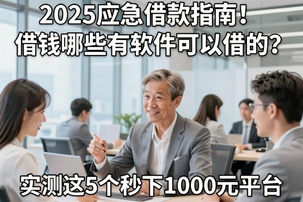 2025应急借款指南!借钱哪些有软件可以借的?实测这5个秒下1000元平台