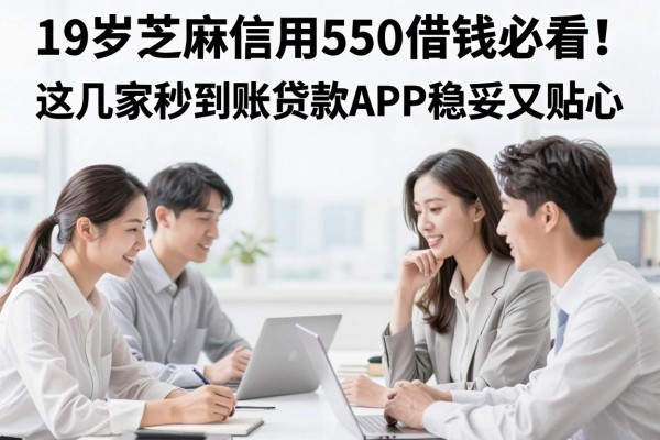 19岁芝麻信用550借钱必看！这几家秒到账贷款APP稳妥又贴心