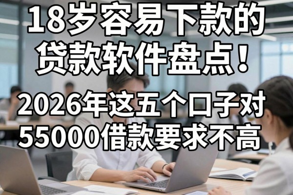 18岁容易下款的贷款软件盘点!2026年这五个口子对5000借款要求不高