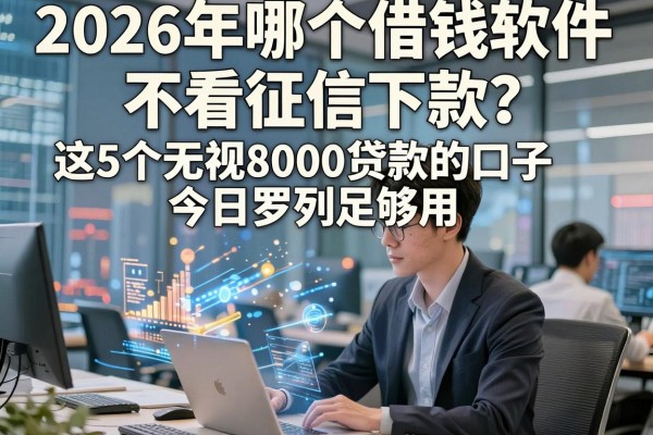 2026年哪个借钱软件不看征信下款?这5个无视8000贷款的口子今日罗列足够用!