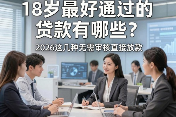 18岁最好通过的贷款有哪些？2026这几种无需审核直接放款