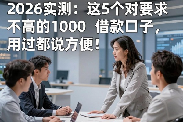 2026实测：这5个对要求不高的1000借款口子，用过都说方便！可以快速借钱的平台有哪些？