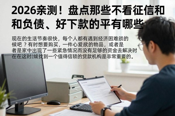 2026亲测！盘点那些不看征信和负债、好下款的平台有哪些