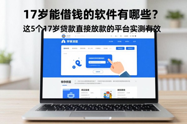 17岁能借钱的软件有哪些？这5个17岁贷款直接放款的平台实测有效
