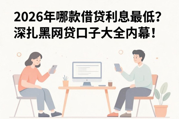 2026年哪款借贷利息最低？深扒黑网贷口子大全内幕！