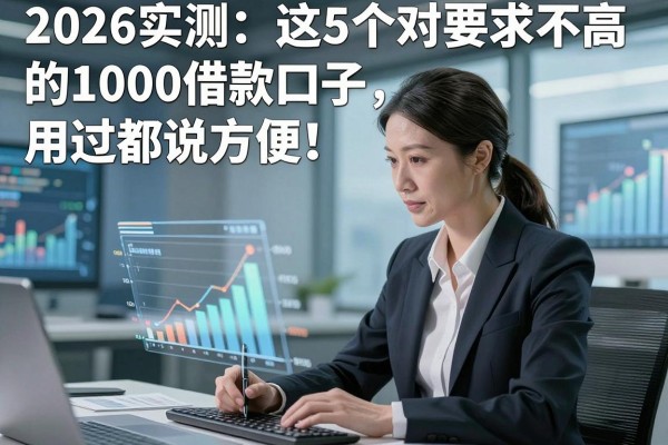 2026实测:这5个对要求不高的1000借款口子,用过都说方便!可以快速借钱的平台有哪些?