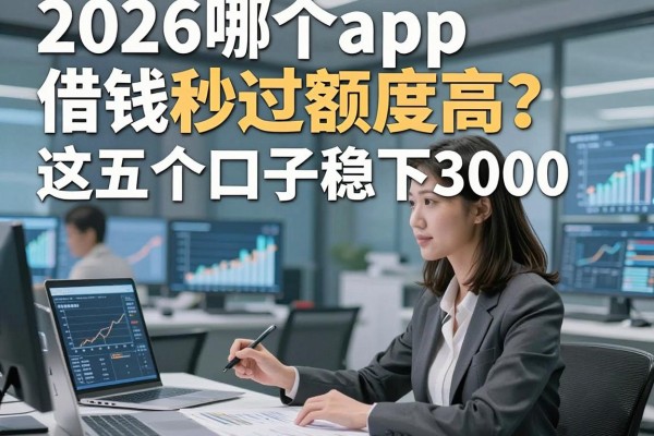 2026哪个app借钱秒过额度高？这五个口子稳下3000，要求不高！