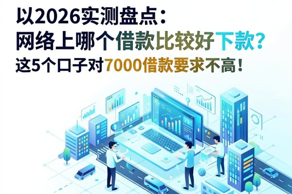 2026实测盘点：网络上哪个借款比较好下款？这5个口子对7000借款要求不高！