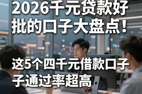 2026千元贷款好批的口子大盘点!这5个四千元借款口子通过率超高