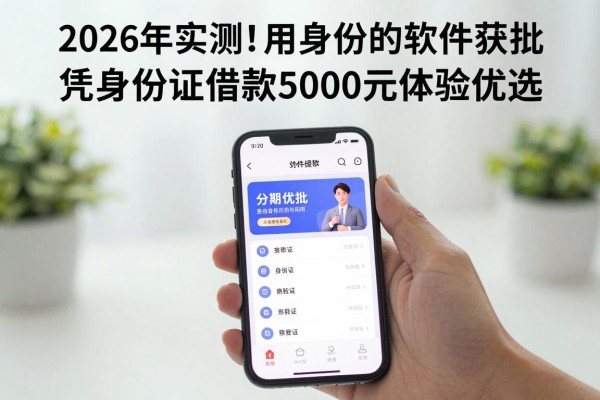 2026年实测!这5个用身份证分期的软件获批,凭身份证借款5000元体验优选