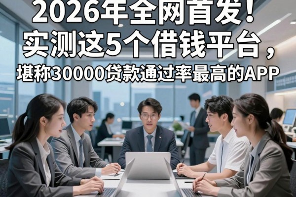 2026年全网首发！实测这5个借钱平台，堪称30000贷款通过率最高的APP