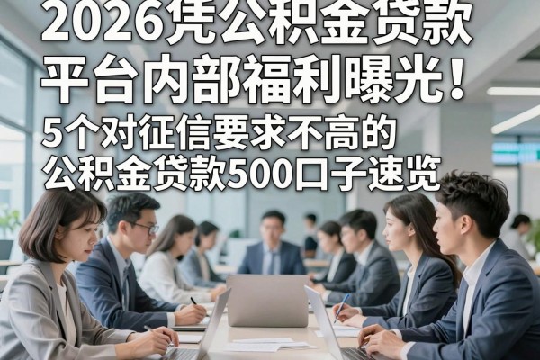 2026凭公积金贷款平台内部福利曝光！5个对征信要求不高的公积金贷款500口子速览