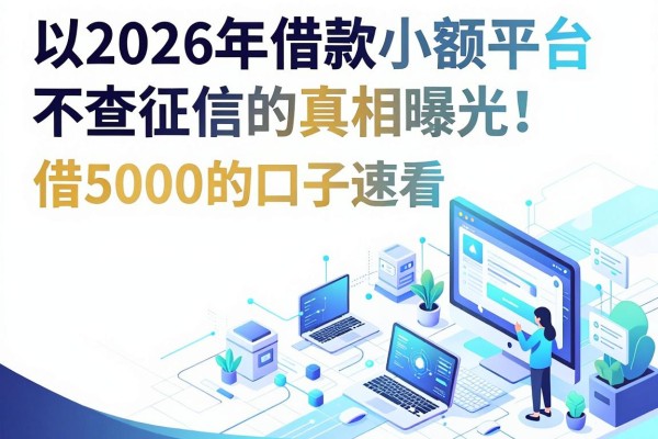 2026年借款小额平台不查征信的真相曝光!这5个无视征信借5000的口子速看