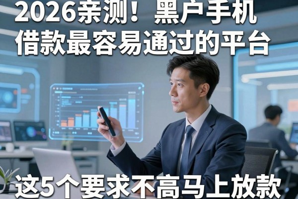 2026亲测！黑户手机借款最容易通过的平台，这5个要求不高马上放款