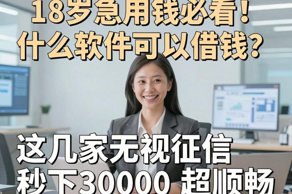 18岁急用钱必看！什么软件可以借钱？这几家无视征信秒下30000超顺畅