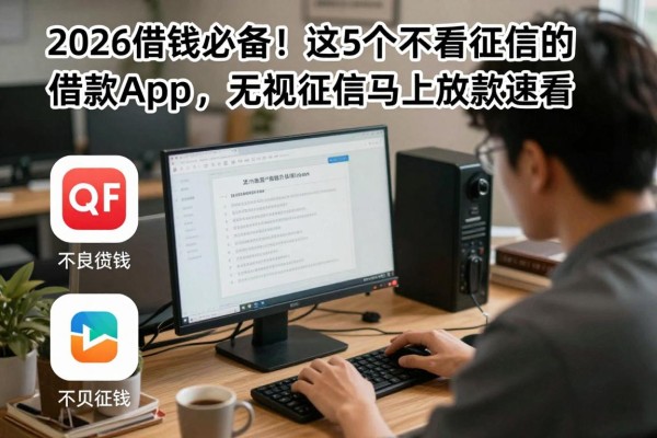 2026借钱必备！这5个不看征信的借款app，无视征信马上放款速看
