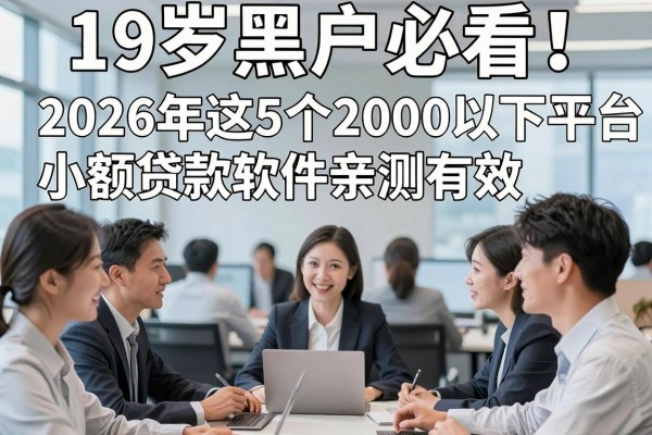 19岁黑户必看!2026年这5个2000以下小额贷款平台,借款软件亲测有效