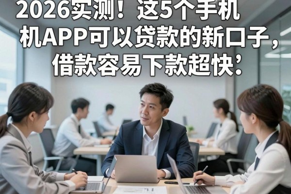 2026实测!这5个手机APP可以贷款的新口子,借款容易下款超快!