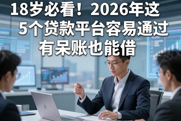 18岁必看！2026年这5个贷款平台容易通过，有呆账也能借！
