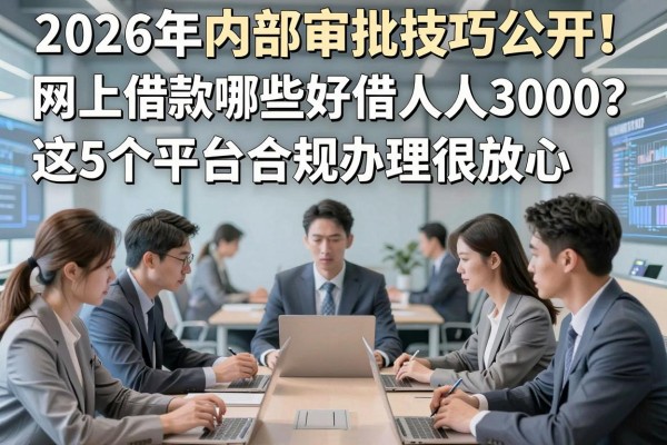 2026年内部审批技巧公开！网上借款哪些好借人人3000？这5个平台合规办理很放心