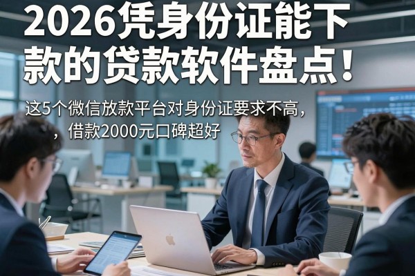 2026凭身份证能下款的贷款软件盘点！这5个微信放款平台对身份证要求不高，借款2000元口碑超好
