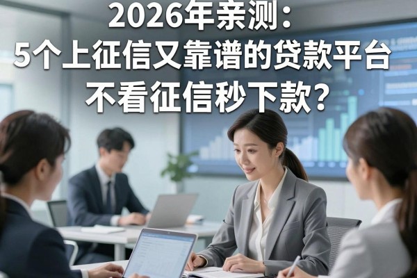 2026年亲测:5个不上征信又靠谱的贷款平台,不看征信秒下款!