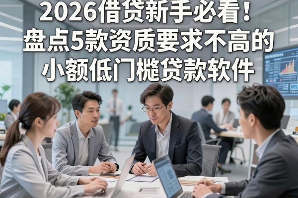 2026借贷新手必看!盘点5款资质要求不高的小额低门槛贷款软件