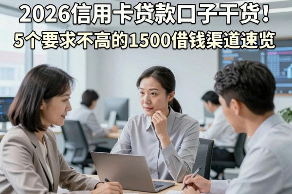 2026信用卡贷款口子干货！5个要求不高的1500借钱渠道速览
