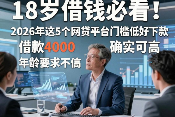 18岁借钱必看！2026年这5个网贷平台门槛低好下款，借款4000年龄要求不高确实可信