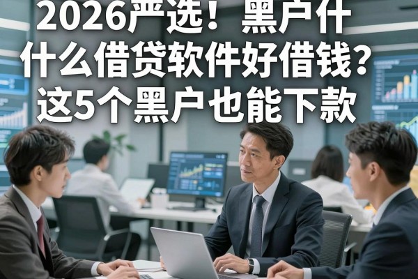 2026严选!黑户什么借贷软件好借钱?这5个黑户也能下款!