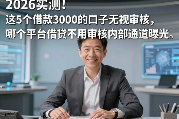 2026实测！这5个借款3000的口子无视审核，哪个平台借贷不用审核内部通道曝光