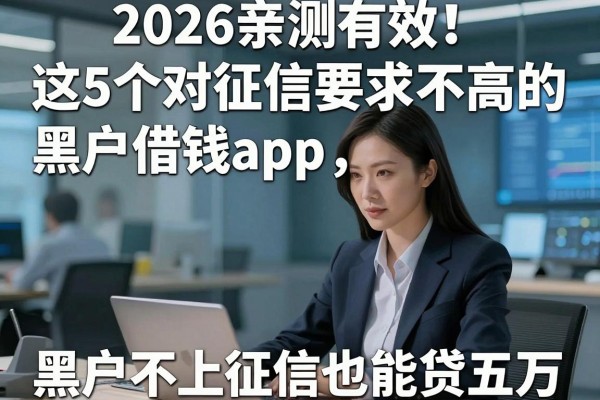 2026亲测有效!这5个对征信要求不高的黑户借钱App,黑户不上征信也能贷五万