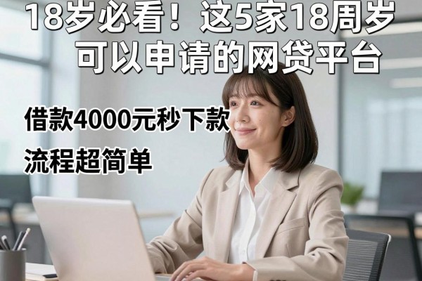18岁必看!这5家18周岁可以申请的网贷平台,借款4000元秒下款、流程超简单