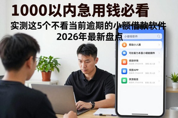 1000以内急用钱必看!实测这5个不看当前逾期的小额借款软件,2026年最新盘点