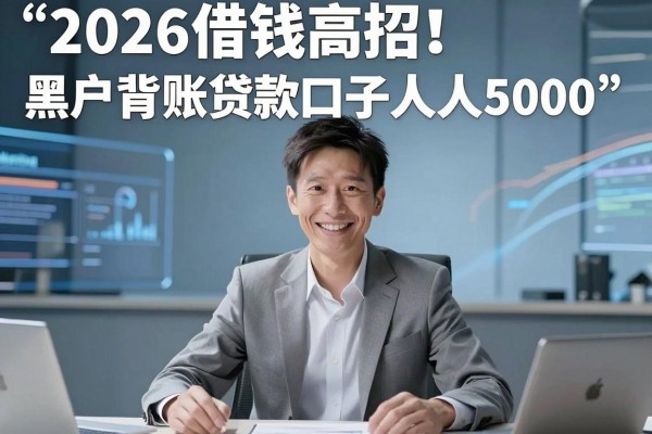 2026借钱高招!黑户背账贷款口子人人5000,速看!