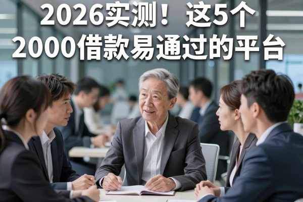 2026实测!这5个2000借款易通过的平台,告诉你哪些小额贷款易贷款