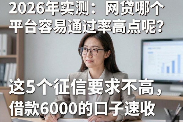 2026年实测:网贷哪个平台容易通过率高点呢?这5个征信要求不高、借款6000的口子速收!