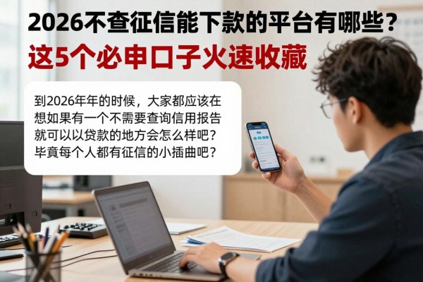 2026不查征信能下款的平台有哪些?这5个必申口子火速收藏!