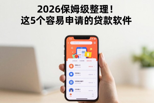 2026保姆级整理!这5个容易申请的贷款软件,借款4000直接无视征信