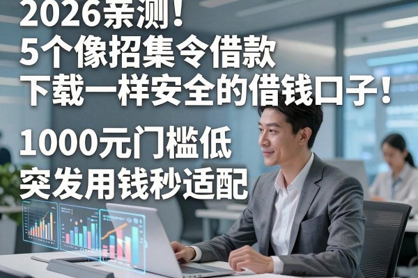 2026亲测！5个像招集令借款app下载一样安全的借钱口子，1000元门槛低突发用钱秒适配